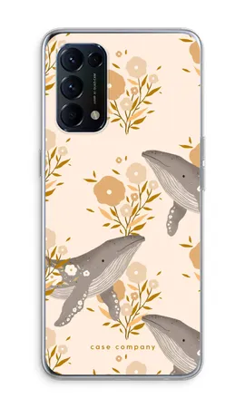 Floral Whales, Mekana maskica Oppo Find X3 Lite