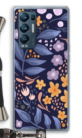 Flowers with blue leaves