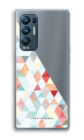 Coloured triangles pastel