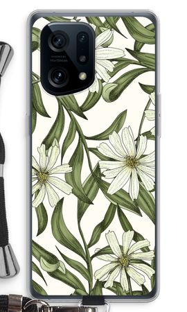 White flower pattern