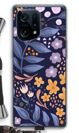 Flowers with blue leaves