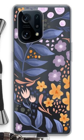 Flowers with blue leaves