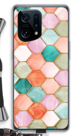 Hexagons in stained glass