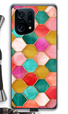 Hexagons in stained glass