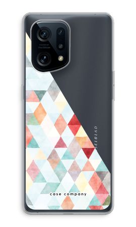 Coloured triangles pastel