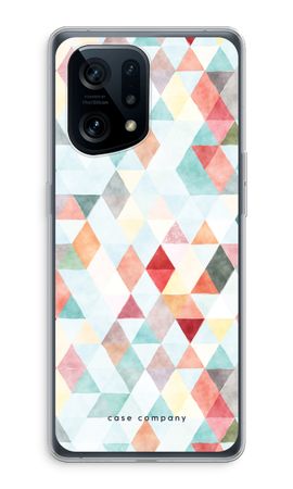 Coloured triangles pastel