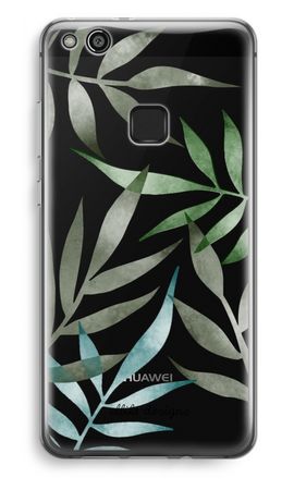 Tropical watercolor leaves