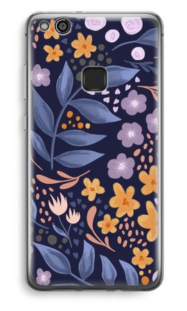 Flowers with blue leaves