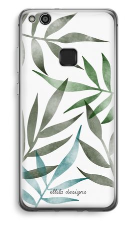 Tropical watercolor leaves