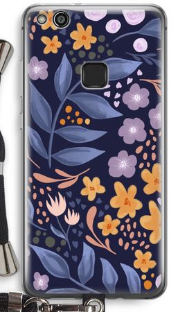 Flowers with blue leaves