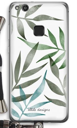 Tropical watercolor leaves