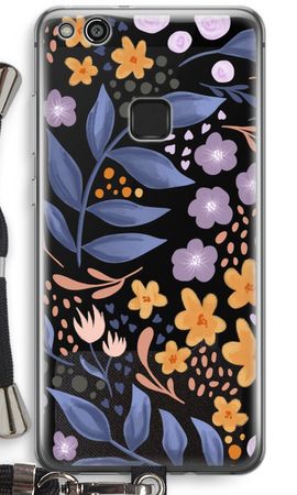 Flowers with blue leaves