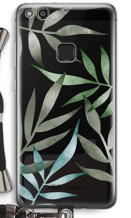 Tropical watercolor leaves