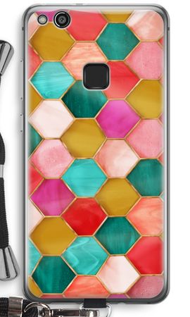 Hexagons in stained glass