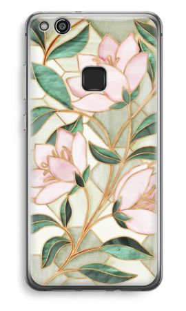 Orangefarbene Glasmalerei-Blume