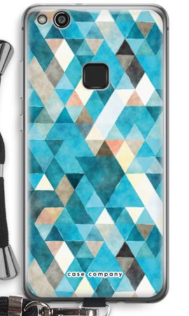 Coloured triangles blue