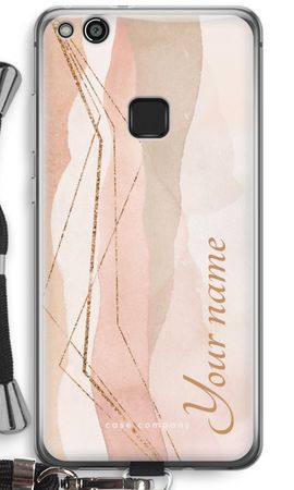 Gold Lines Namecase - Blush
