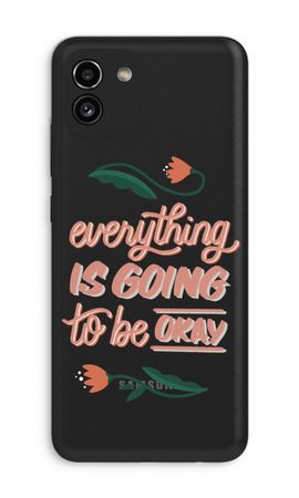 Optimistic flower girl