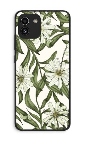 White flower pattern