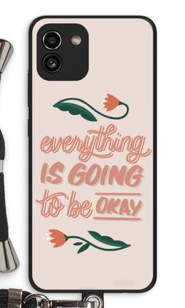 Optimistic flower girl