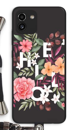 Hello in flowers