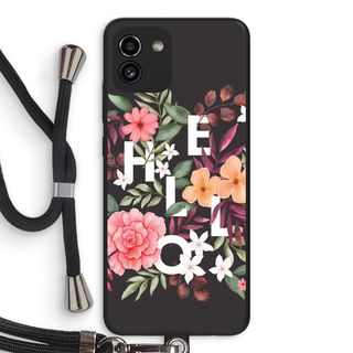 Hello in flowers
