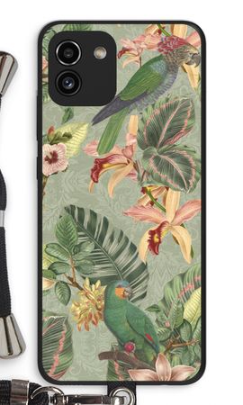 Tropical jungle parrot