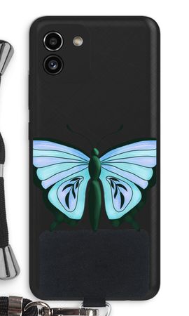 Blauer Schmetterling