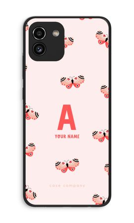 Rosy Butterflies Monogram