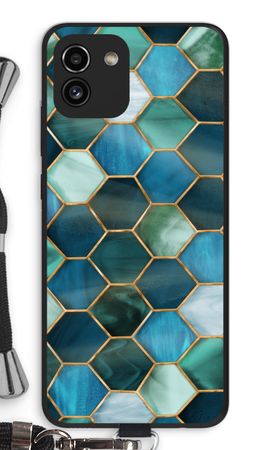 Hexagons in stained glass