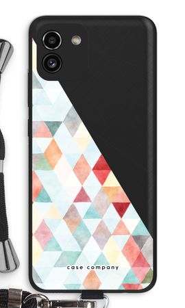 Coloured triangles pastel