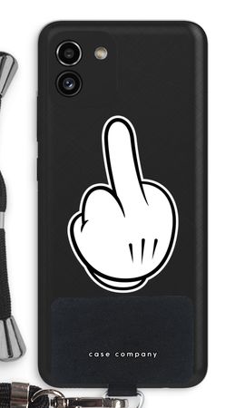 Middle finger black