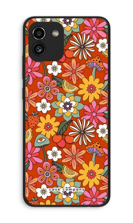 Retro Flowers - Red