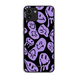 Smeltende Smiley - Paars