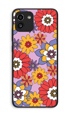 Retro Flowers - Purple