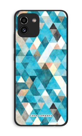 Coloured triangles blue