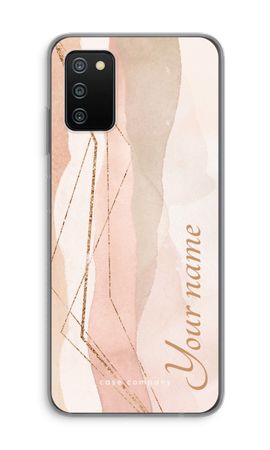 Gold Lines Namecase - Blush
