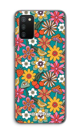 Retro Flowers N°2 - Blue