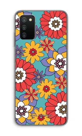 Retro Flowers - Blue
