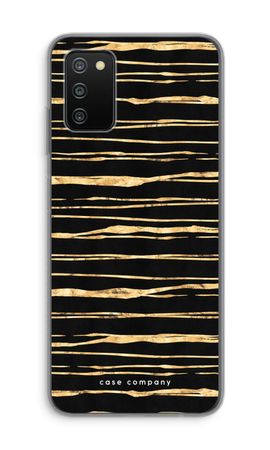 Goldfarbene Streifen