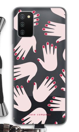 Hands pink