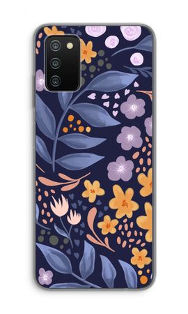 Flowers with blue leaves