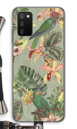 Tropical jungle parrot