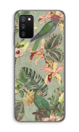 Tropical jungle parrot