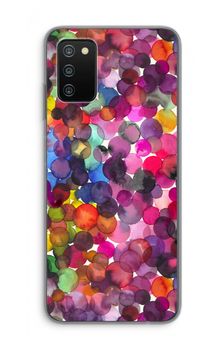 Puntos de acuarela superpuestos