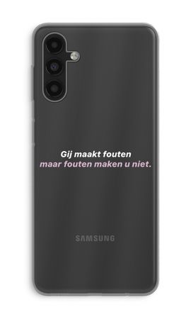 Fouten maken u niet