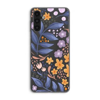 Flowers with blue leaves