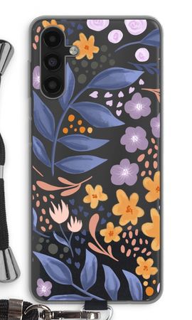 Flowers with blue leaves