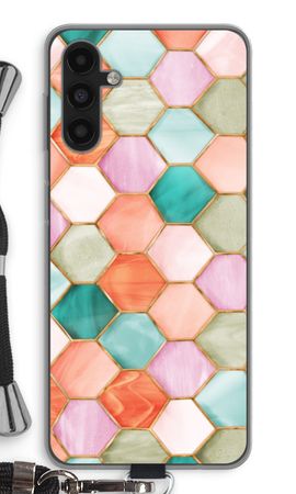 Hexagons in stained glass