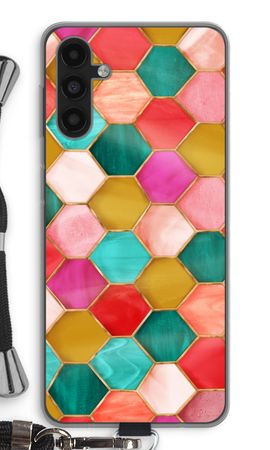 Hexagons in stained glass